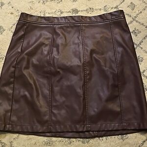 Banana Republic faux leather mini skirt size 16